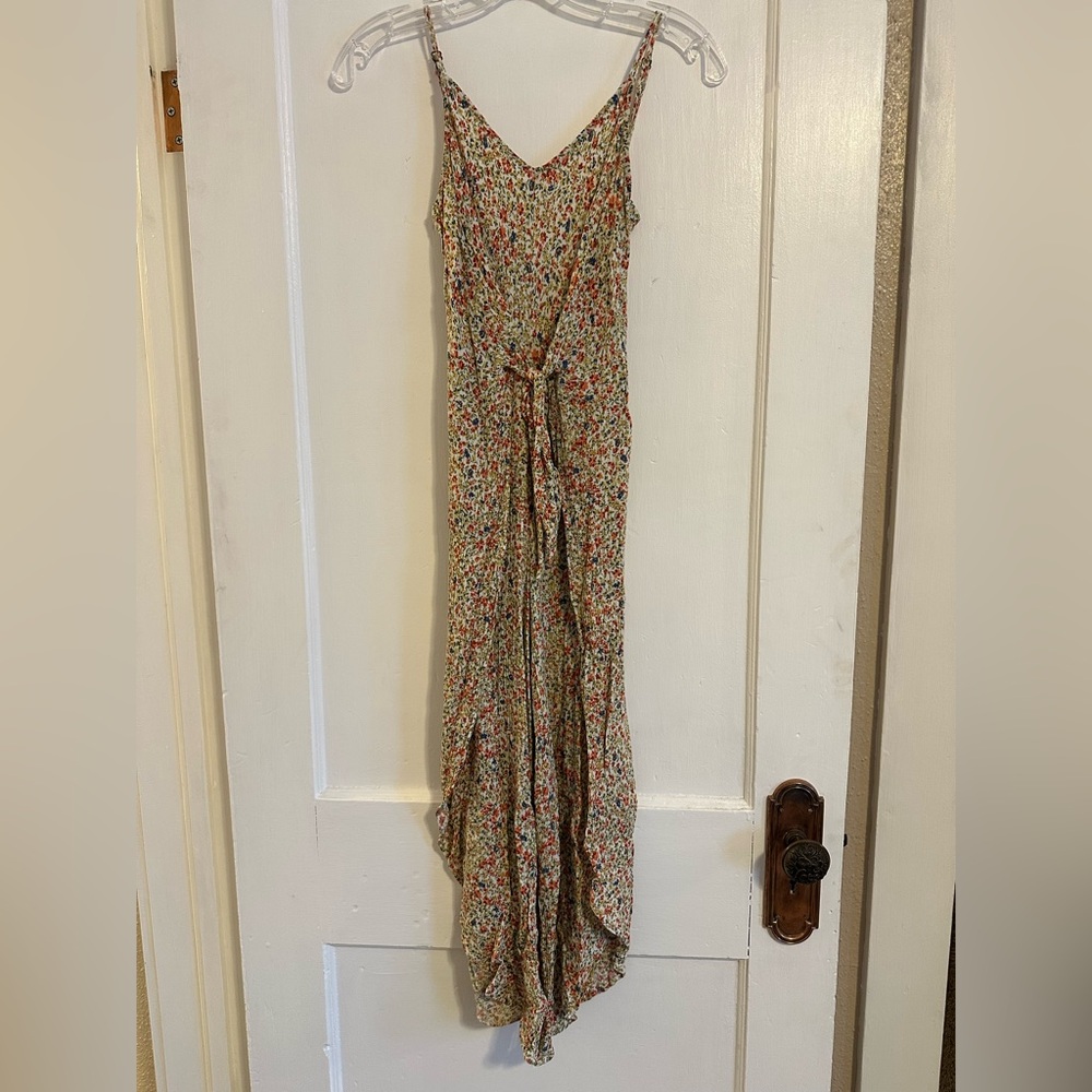 Floral Sleeveless Flowy Midi Jumpsuit with zipper up the back, Von Maur